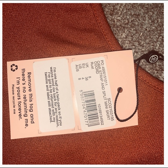 Cami Strap And Split Mini Skirt Set from Misguided - Picture 3 of 4